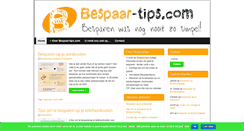 Desktop Screenshot of bespaar-tips.com